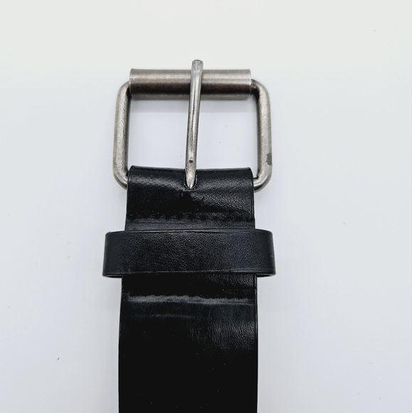 Glow-in-the-dark rockstud pyramid stud punk rock goth emo grunge belt M/L - Picture 3 of 7